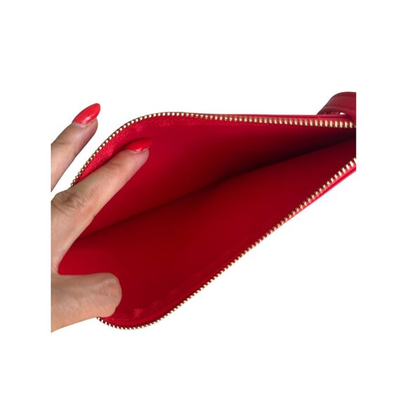 TED BAKER Womens Red Floral Cosmetic Pouch Bag - Picture 6 of 7